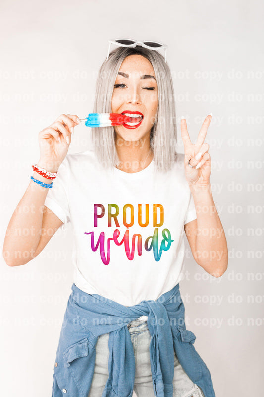 Orgullosa impresión de sublimación Weirdo