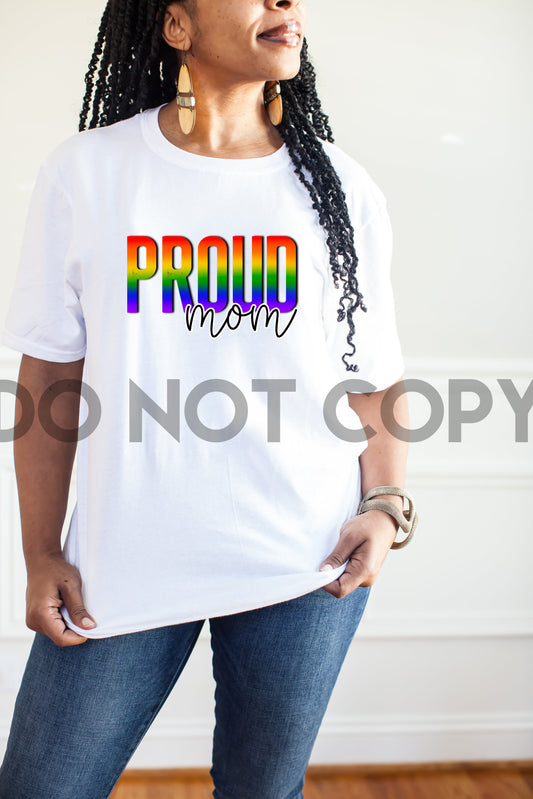 Proud Mom Rainbow Sublimation Print