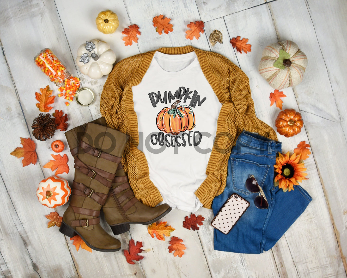 Pumpkin Obsessed Sublimation Print