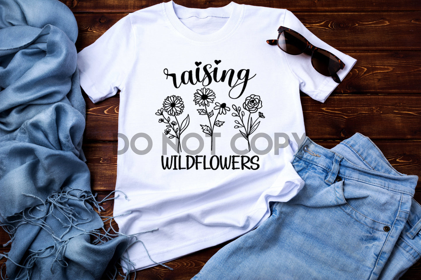 Raising Wildflowers Flowers Sublimation Print