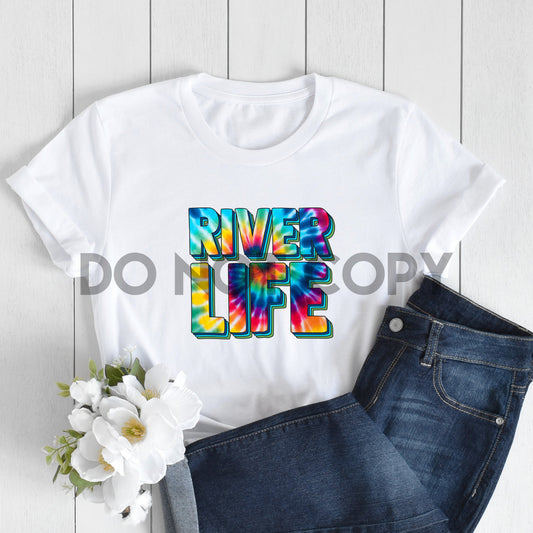 Impresión por sublimación River Life Tie Dye