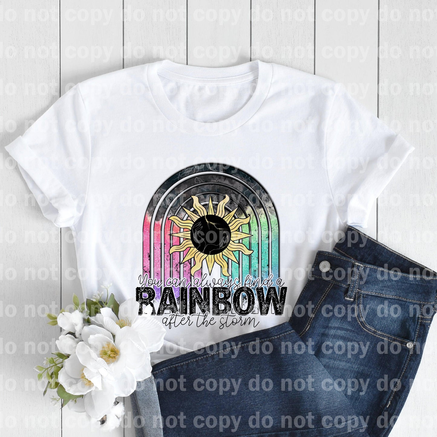 You can Always Find a Rainbow After The Storm Sublimation print
