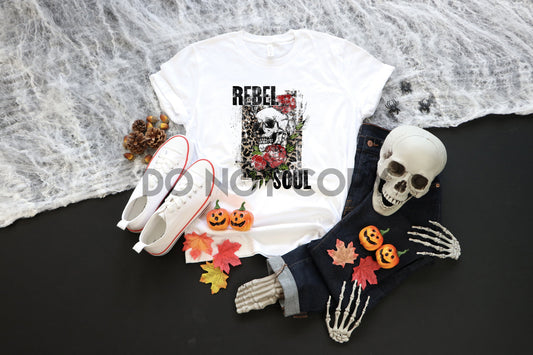 Rebel Soul Skull Sublimation Print