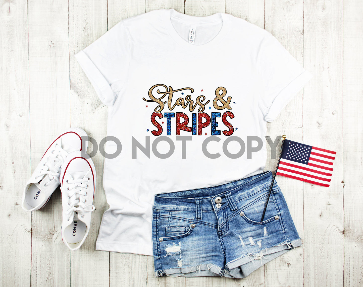 Stars And Stripes Sublimation print