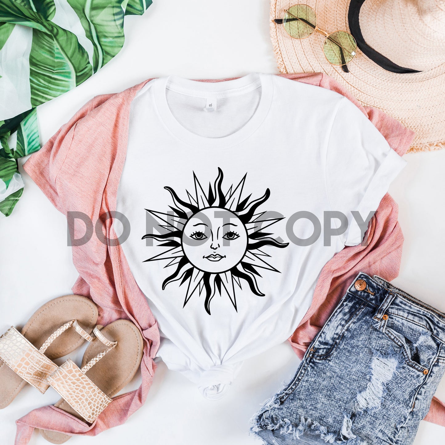 Sun Face Sublimation print