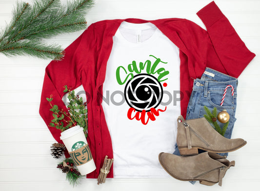 Santa Cam Sublimation Print