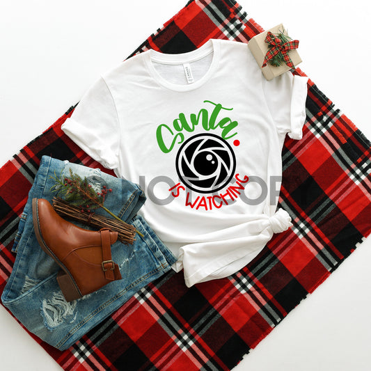 Santa Is Watching Sublimation Print
