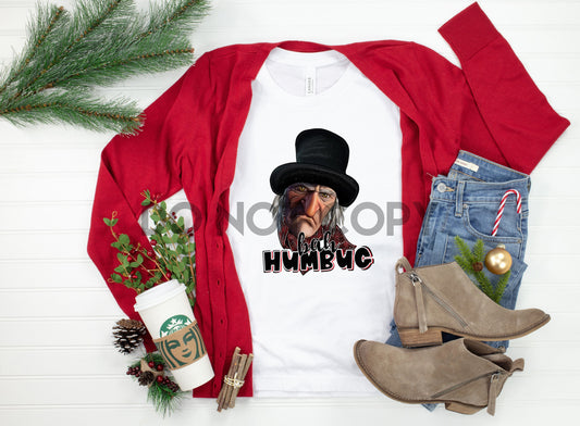 Bah Humbug Christmas Sublimation Print