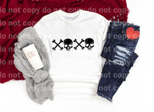 Impresión de sublimación de Skull Xoxo Word Art