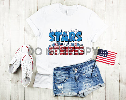 I'm Drinking Until I See Stars and Stripes Smirnoff Sublimation print