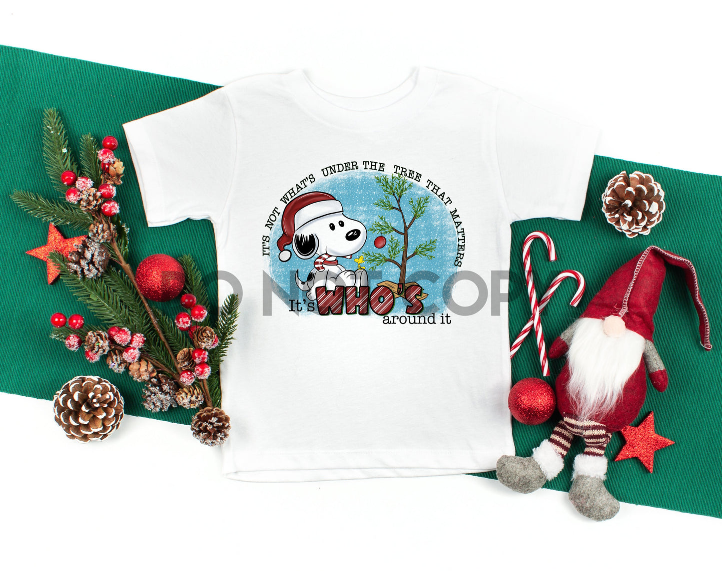 It's not what's under the tree that matters, it's who's around it Sublimation Print