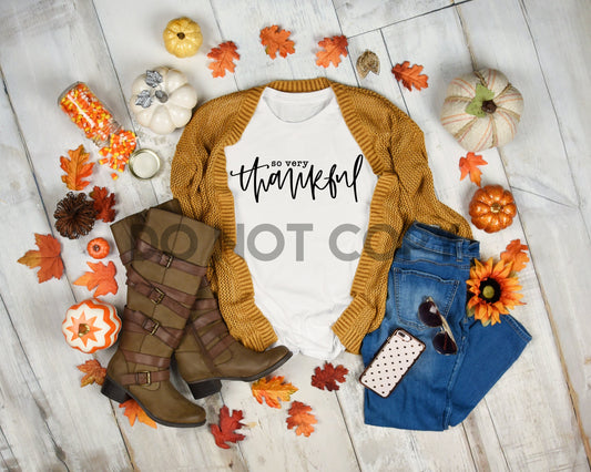 So Very Thankful Sublimation print