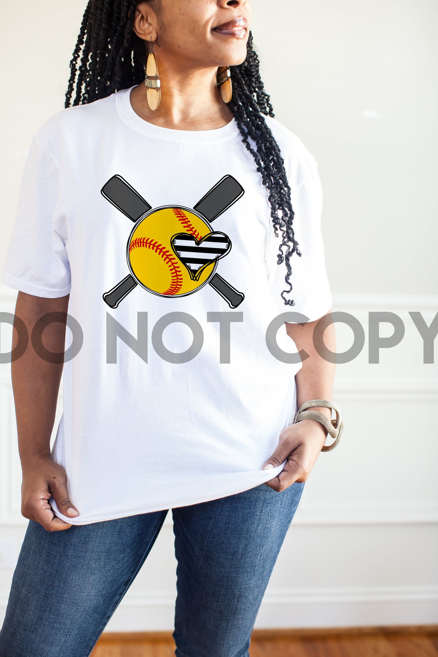 Softball Bat Gray Sublimation print