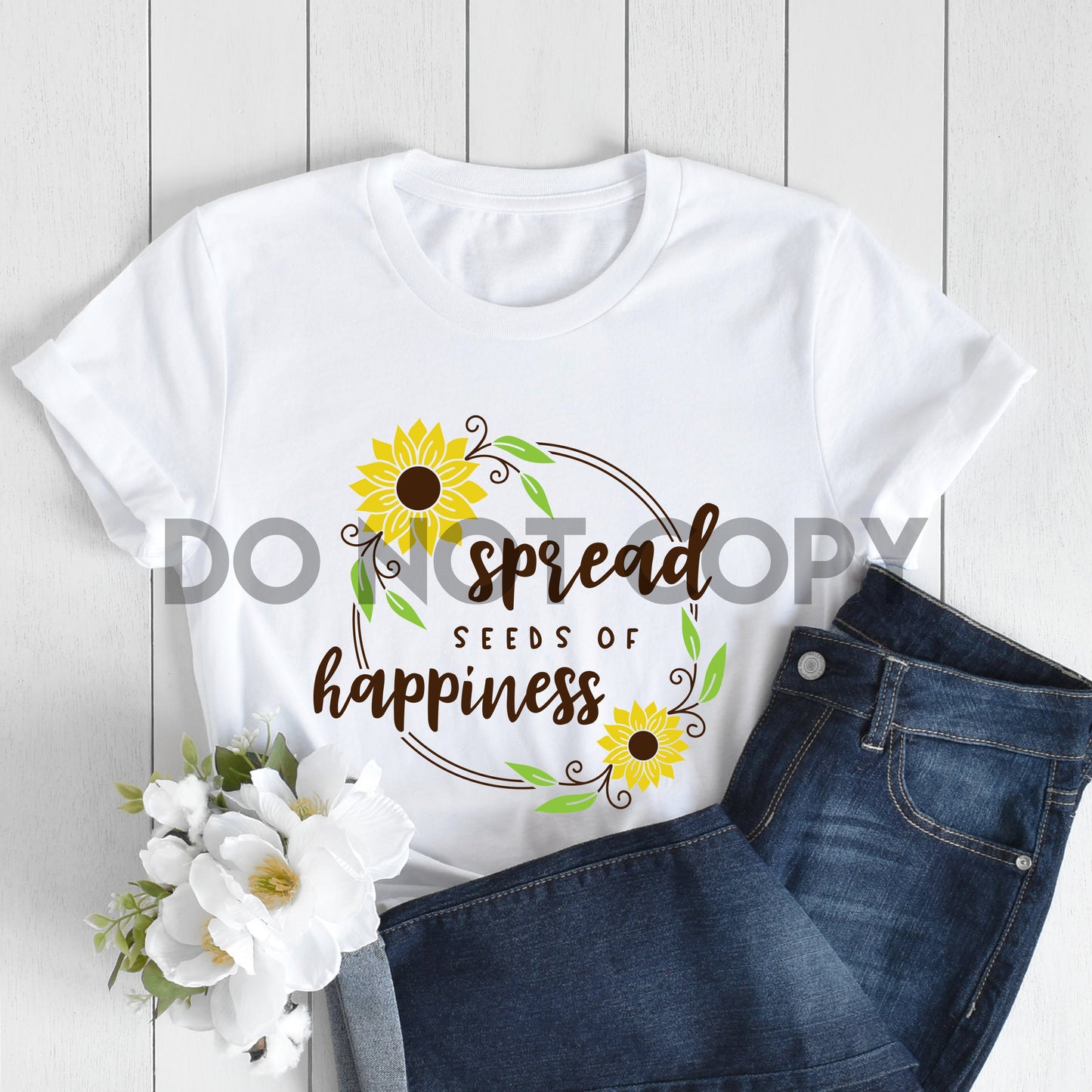 Difundir semillas de felicidad Impresión de sublimación