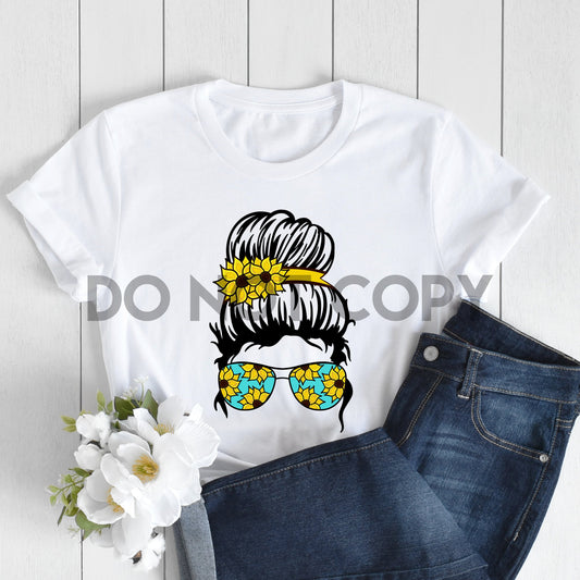 Sunflower Bun Sublimation print