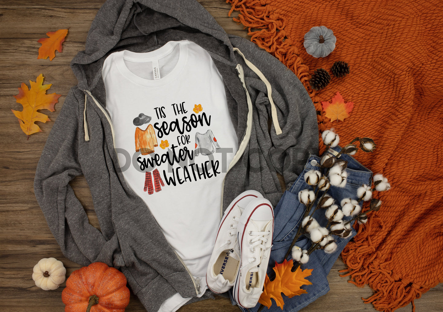 'Tis The Season For Sweater Weather Sublimation print