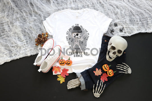 If you can't get rid of the Skeleton in your closet, teach it to dance Sublimation print