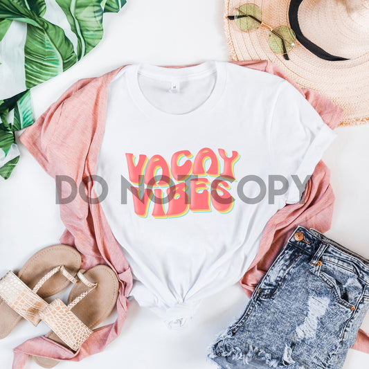 Vacay Vibes Wavey Sublimation print