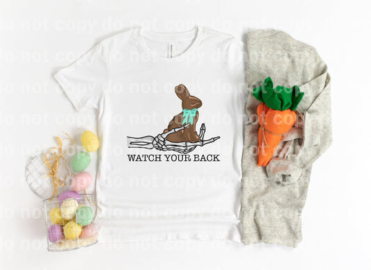 Watch Your Back Skellie Hand Sublimation print