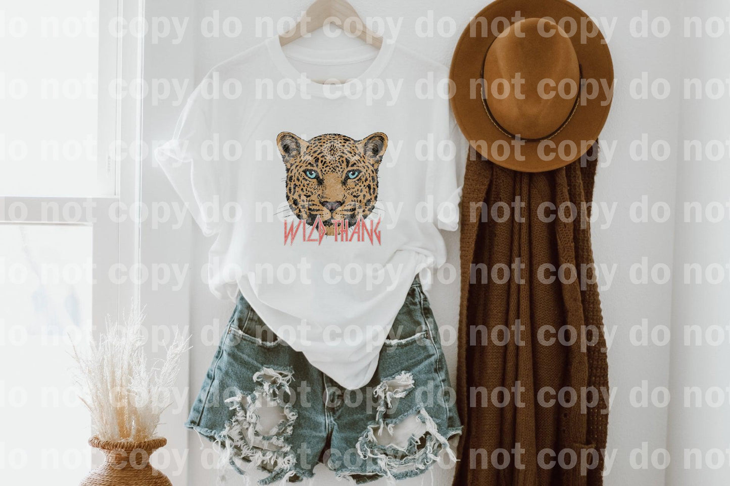 Wild Thang Animal Face Sublimation print