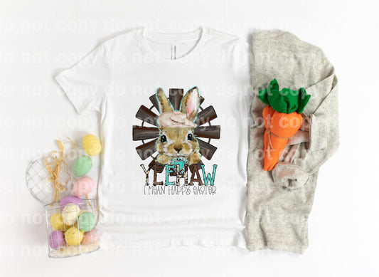 Yeehaw I Mean Happy Easter Bunny Sublimation print