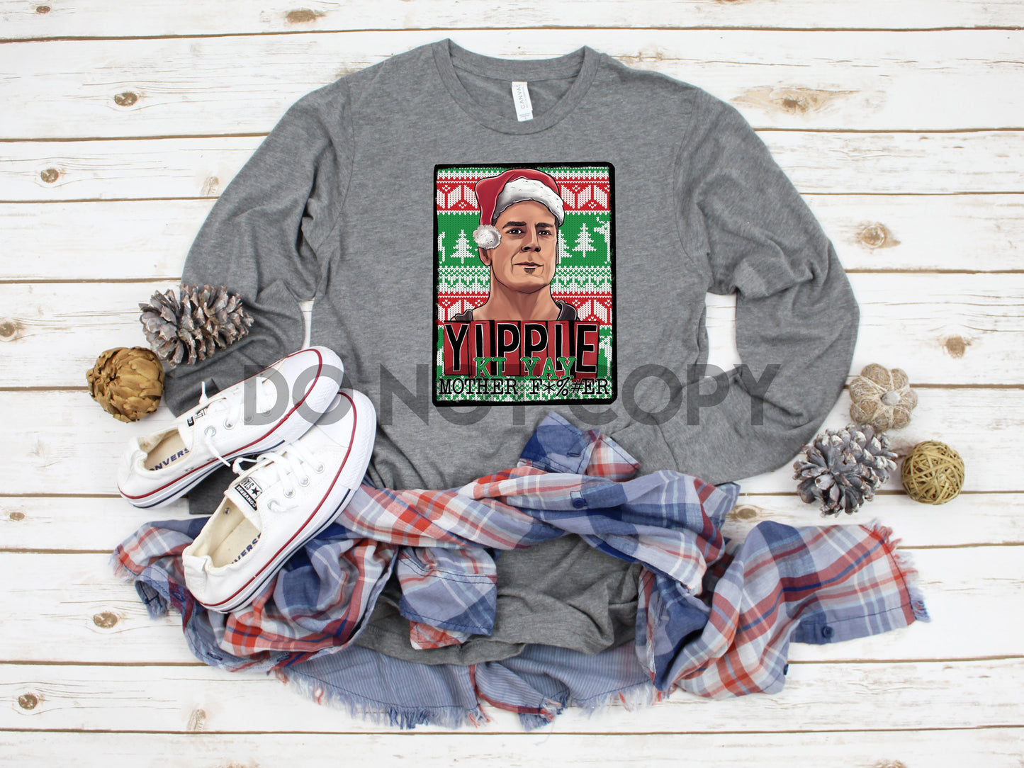 Yippie Ki Yay Christmas Dream Print or Sublimation Print