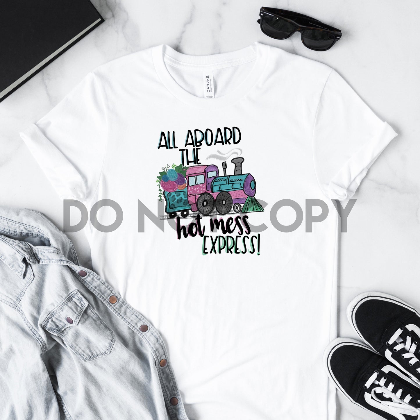 All Aboard The Hot Mess Express Dream Print or Sublimation Print