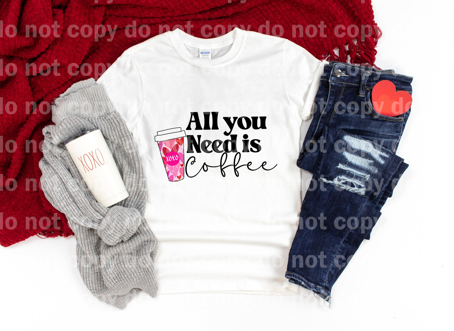 All you need is Coffee Xoxo Dream Print or Sublimation Print