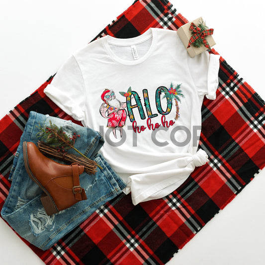 Impresión de sublimación Alo Hohoho Santa