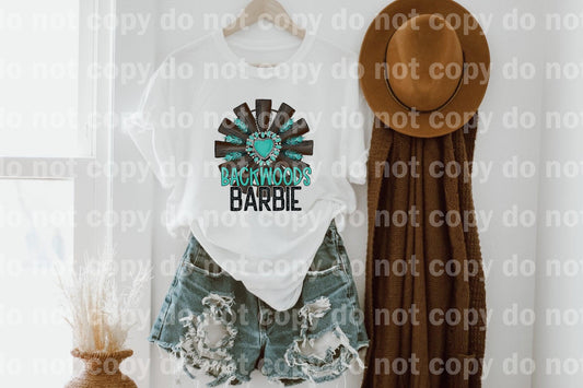 Backwoods Barbie Sublimation print