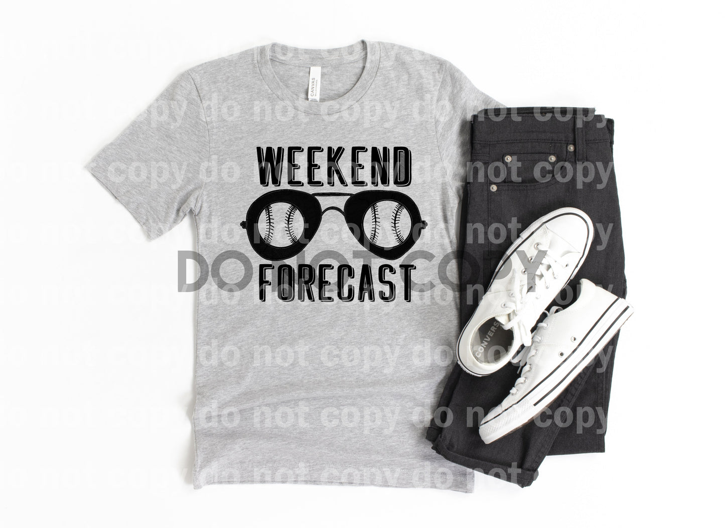 Baseball Weekend Forecast Dream Print or Sublimation Print