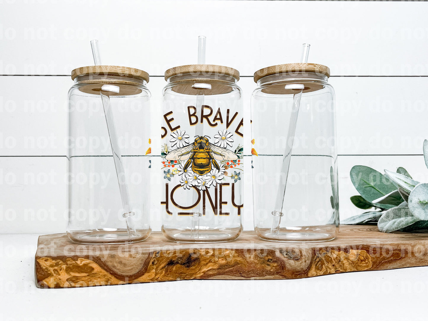 Be Brave Honey Decal 3.6 x 3.5