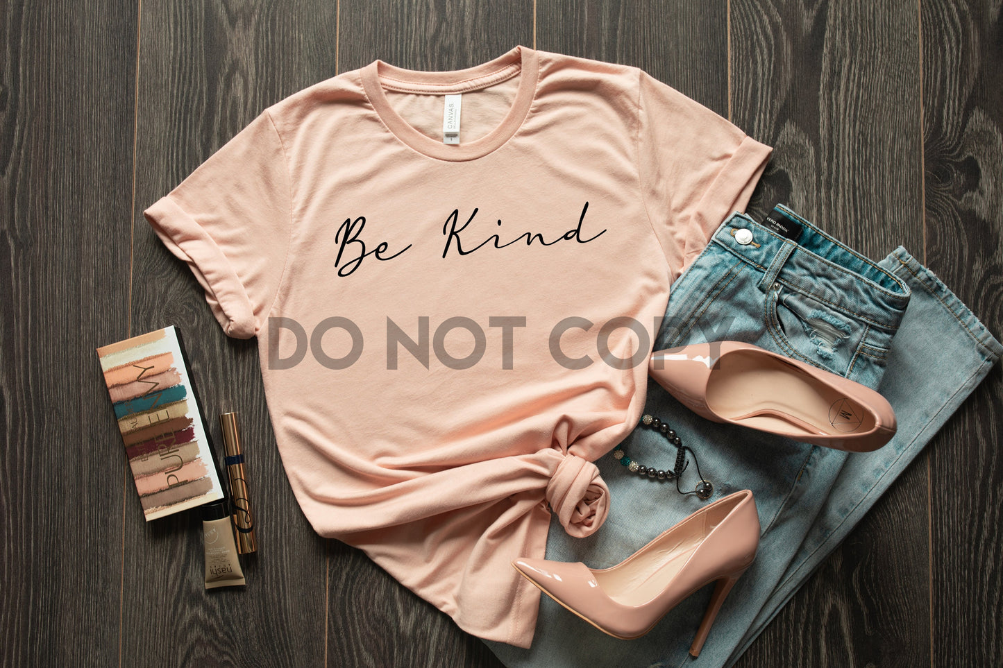 Be Kind one color Screen Print transfer