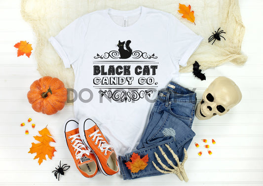Black Cat Candy Co Sublimation Print