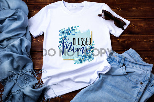 Blessed Mimi Blue Floral Dream Print or Sublimation Print