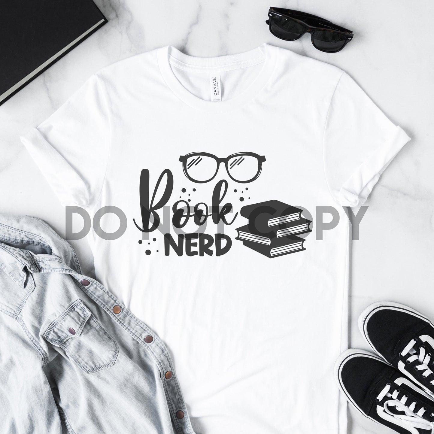 Book Nerd Sublimation print