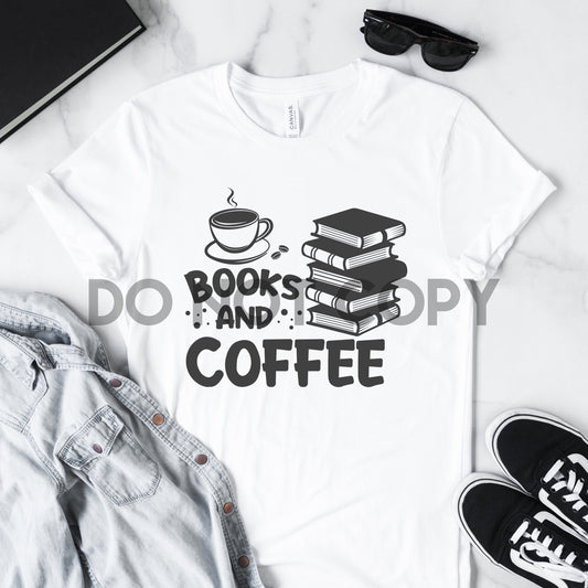 Books and Coffee Sublimation print