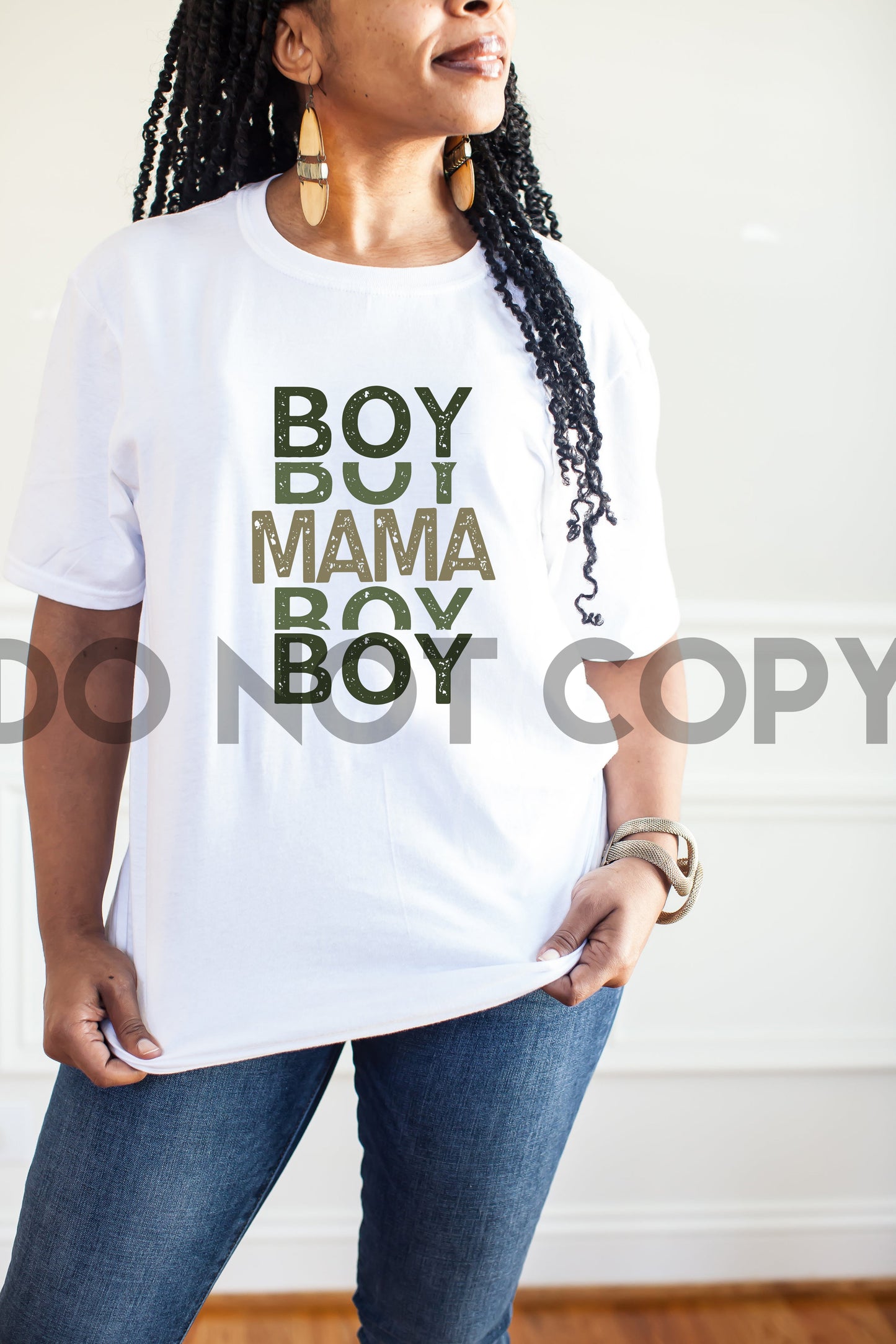 Boy Mama Word Stack Dream Print or Sublimation Print