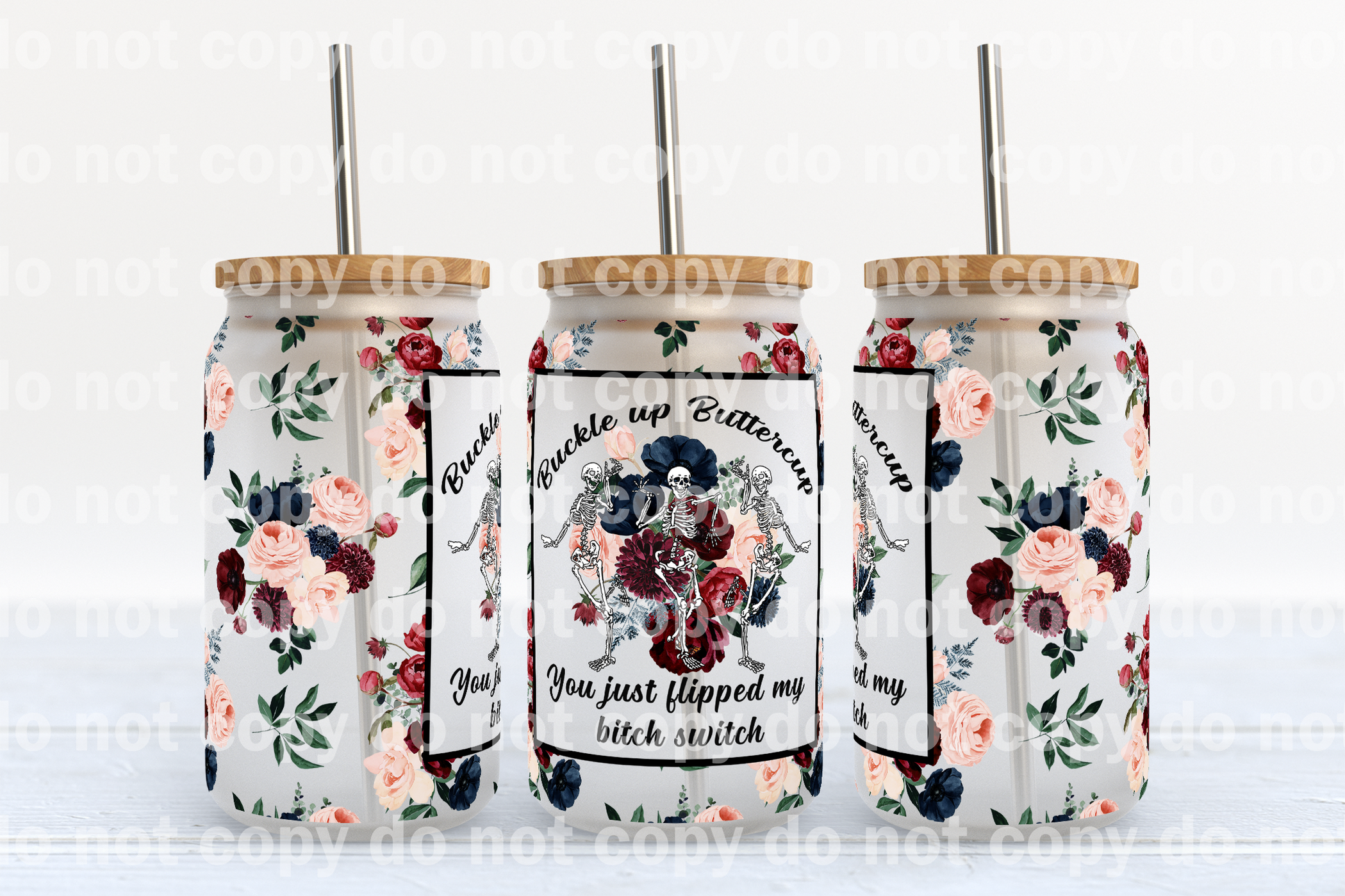 Buckle Up Buttercup 16oz Cup Wrap – Puttin on the Printz