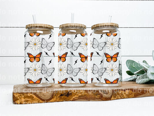 Butterflies And Daisy 16oz Cup Wrap