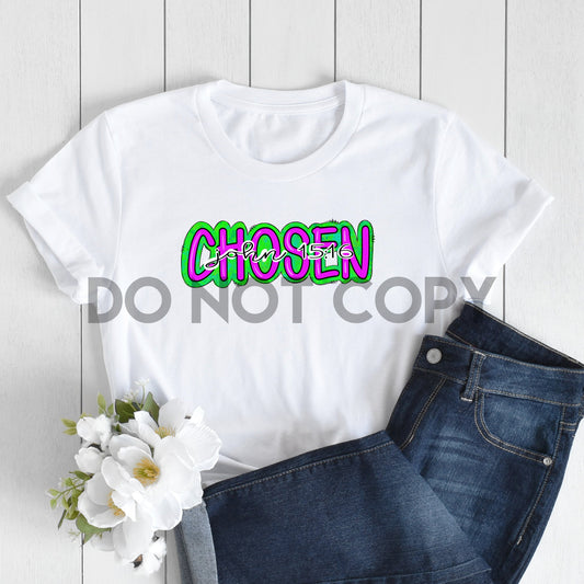 Elegido Juan 15:16 Impresión de sublimación