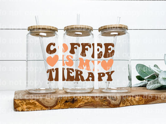 Coffee Is My Therapy Decal 5 x 2.8