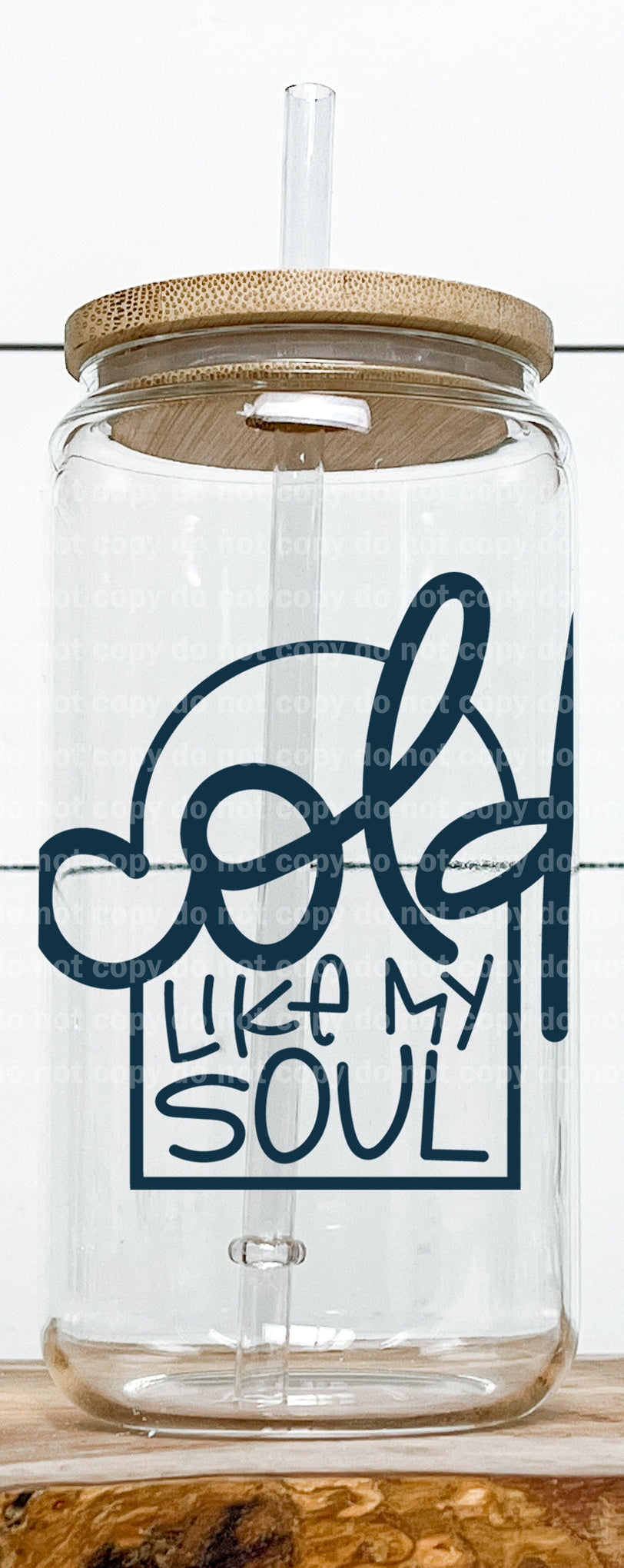 Cold Like My Soul Blue Decal 3.2 x 3.5