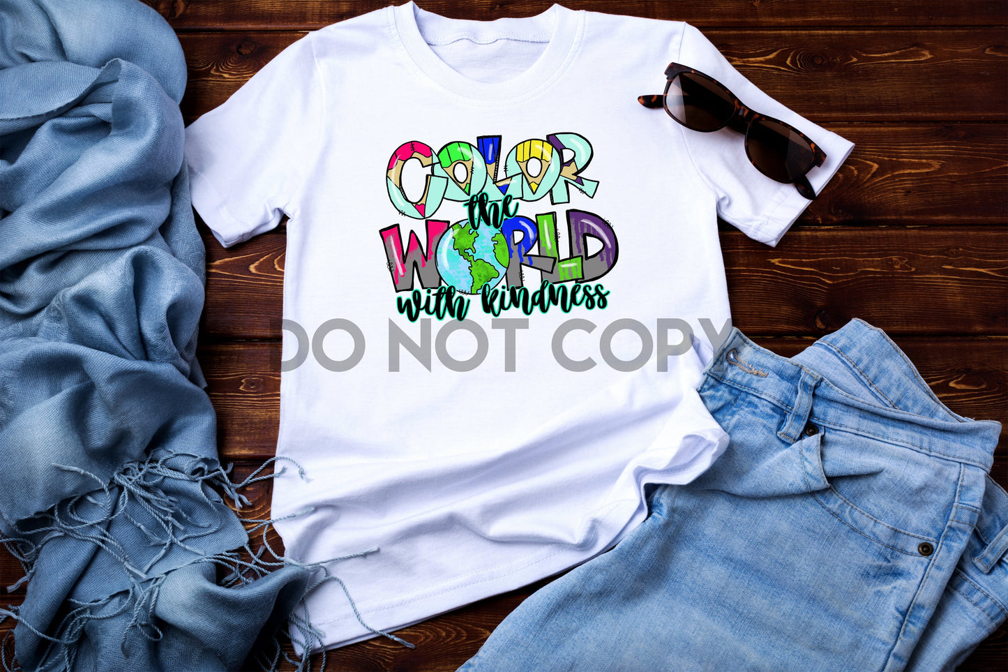 Color the World With Kindness Dream Print or Sublimation Print