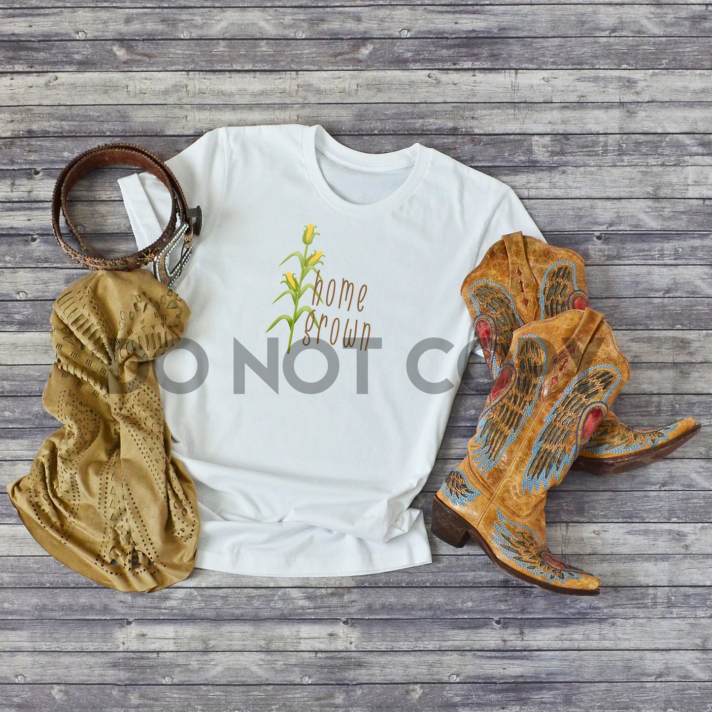 Home Grown Corn Stalk Sublimation Print