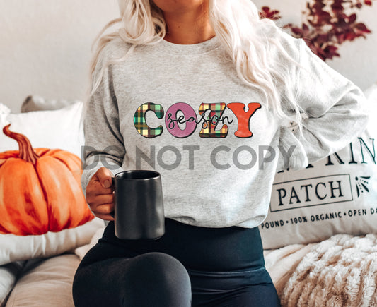 Estampado de ensueño a cuadros de temporada acogedora o estampado por sublimación