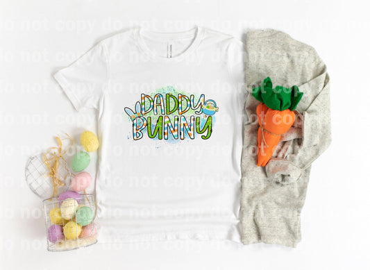 Daddy Bunny Green Sublimation Print