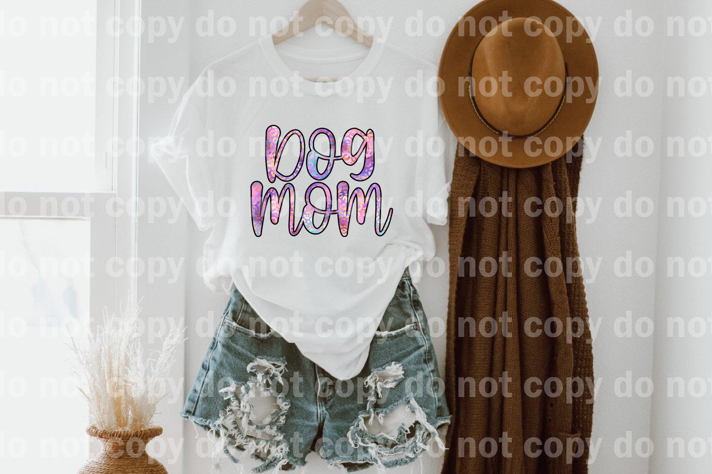 Dog Mom Purple Sublimation Print