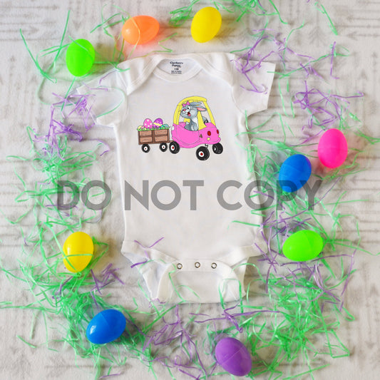 Easter Bunny Cozy Coupe Girl Sublimation print