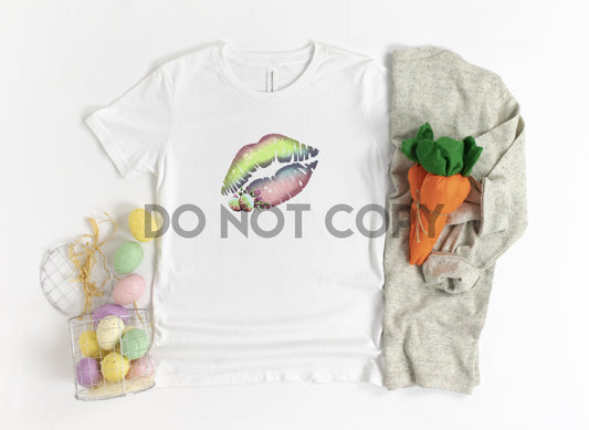 Easter Egg Lips Pastel Sublimation print